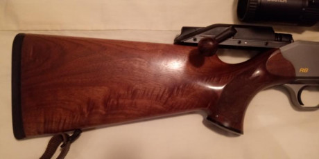 (VENDIDO) Vendo Balser R8, 300 Weatherby Magnum de madera con cargador extraible, con monturas Blaser 12