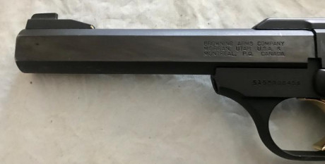 Vendo pistola Browning Buck Mark cal.22lr, en perfecto estado tanto de aspecto como de funcionamiento. 02