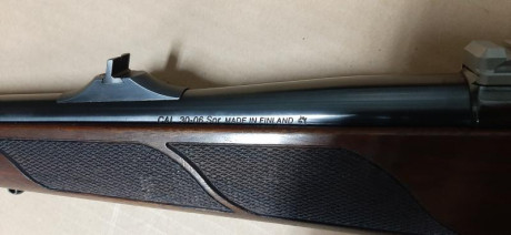 Vendo rifle Sako 75, version IV, en calibre 30.06. Lo compré en Casapuntos hace unos 4 años en un estado 21