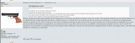 Hola,¿ influye.,en la precisión que el cañón mida 35 cm. en lugar de 45 cm. con 12 julios de potencia?.Gracias. 40