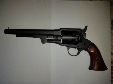 Vendo revolver Roger Spencer de Pedersoli con poquísimo uso, calibre 44. Ha disparado muy poco porque 01