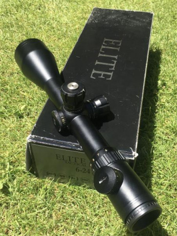 Buenas vendo Bushnell Elite Tactical ERS 6-24x50 ET6245F Tubo 30 mm campana 50 mm retícula iluminada Mil-Dot 01