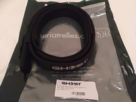 Hola a todos. Vendo este cinturón Ghost, 110 cm, por 36€. Como digo, está sin estrenar. Lo compré (En 01