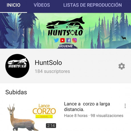 Nuevo canal en Youtube dedicado principalmente a disparos a larga distancia.

 https://youtu.be/i21rGk79gp0 130