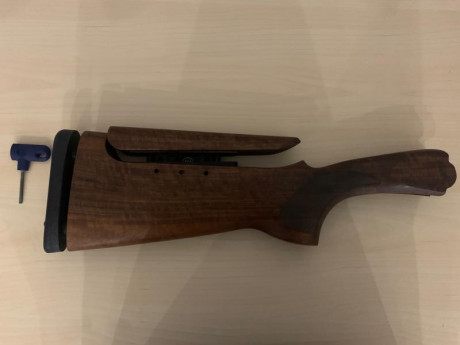 Buenas a todos:

Vendo escopeta superpuesta marca Beretta modelo 686 e trap, calibre 12. Largo cañón 76 00