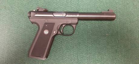 VENDIDA pistola calibre 22, Ruger Mark III Target 22/45.
Incluyo piezas extra por valor de más de 240€.
El 01
