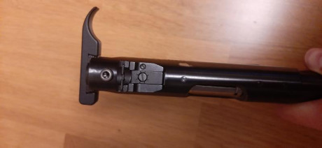 VENDIDA pistola calibre 22, Ruger Mark III Target 22/45.
Incluyo piezas extra por valor de más de 240€.
El 22