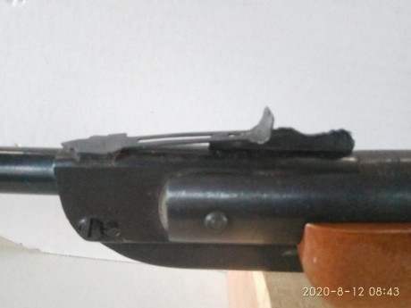 Hola, hace un par de días que llegó a mis manos esta carabina, tiene el alza rota, carga y dispara pero 00
