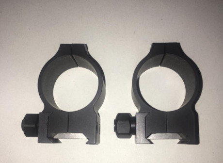 Monturas de anillas para visor 30 mm Warne Maxima Tactical para carril weaver y picatinny 
Altura media 21