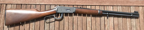 Vendo rifle palanca Winchester modelo 94 cal.30-30. En muy buen estado de conservación y perfecto funcionamiento.
Precio 00