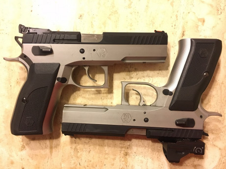 Hola compañeros
hace poco adquiri a un colega del foro una pistola de la marca suiza Sphinx AT2000 teniendo 21