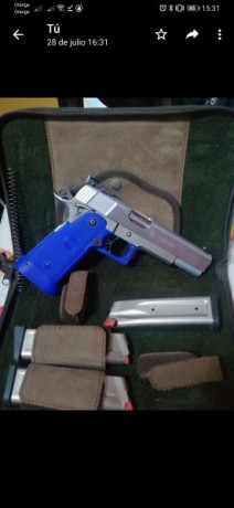 :clint: Buenas vendo mi pistola sps DCcustom calibre 40, por no usar,ya que tengo otra,se vende  con 3 31