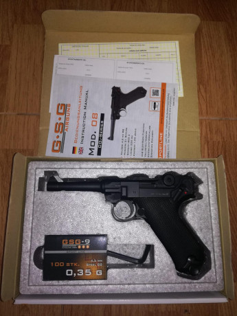 Vendida

Se vende pistola de co2 marca GSG (German Sport Guns) P-08 LUGER por 60 euros.

Modelo descatalogado. 01
