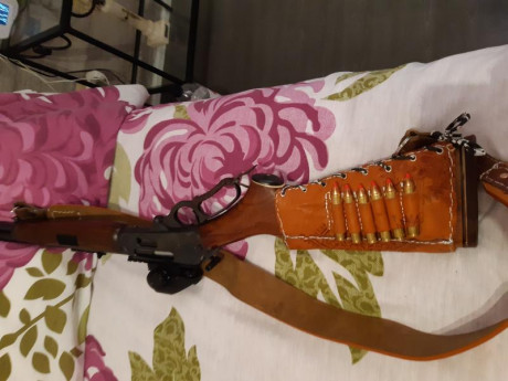 Hola vendo o cambio por cerrojo calibre 308 - Marlin 444 con visor punto rojo Vector Optics con seguro 02
