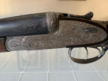 A la venta preciosa escopeta yuxtapuesta del calibre 12. Sucesores De Joaquin Fernandez se vende por exceso 11