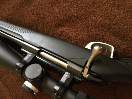 Pongo a la venta este TIkka tx3 lite, culata regulable, disparador a pelo, y pieza cubre disparador
 Y 02