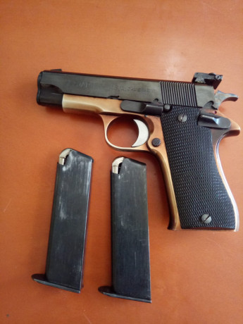 Vendo Pistola Star modelo BKM (bicolor) del calibre 9PB con 2 cargadores. Para guiar en A, B o F. Precio 00