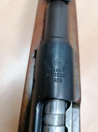Vendo Rifle Oviedo 1926 calibre 7x57. Precio 350€ más portes si hubiera que mandar. Regalo 2 cajas de 01