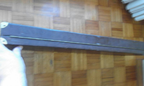 Maletin de cuero para arma larga, rifle o escopeta, marca "El caballo", muy buen estado general 12