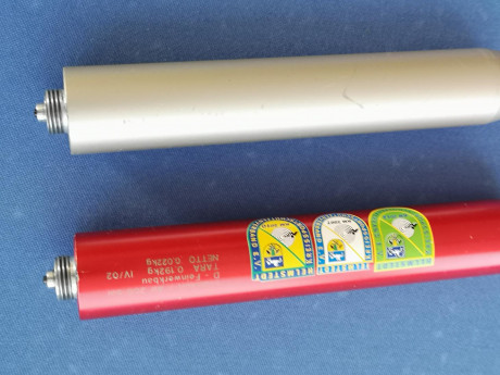 Vendo estas bombonas caducadas pero plenamente operativas a un estupendo precio: 
2 bombonas PCP para 02