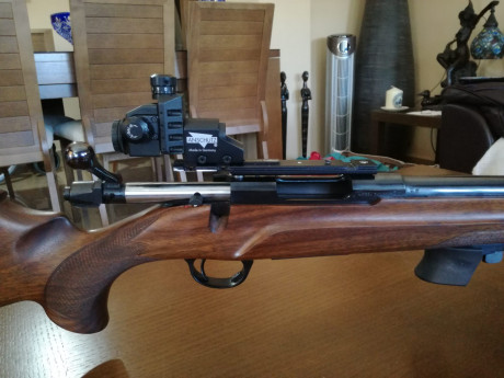 Un amigo vende su Sabatti de competición. Calibre 6 PPC. Cañón pesado. Diopter y túnel Anschutz. Carrillera 01