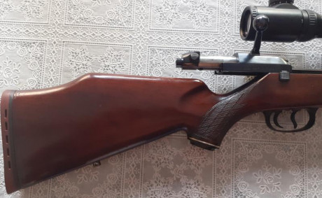Vendo Mauser 66 Calibre 270W con monturas Apell (EAW) y visor Rolls 3-12x50 Red Dot.

El arma se encuentra 12