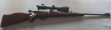 Vendo Mauser 66 Calibre 270W con monturas Apell (EAW) y visor Rolls 3-12x50 Red Dot.

El arma se encuentra 10