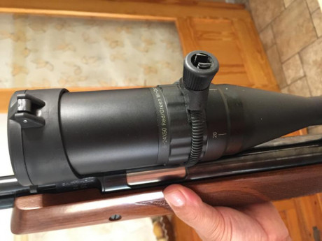 Hola vendo mi weihrauch 97 k con visor leapers 6-24x50 red/geen con montura monopieza y parasol, el  calibre 12