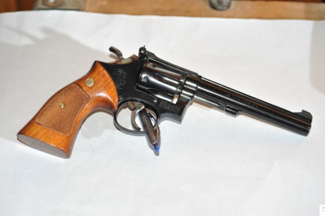Busco revolver Smith & Wesson mod. 17 cal .22 en buen estado.
Como este: 21