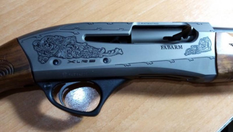 Semiautomática FABARM XLR5 ELITE, cañón de 71 cm, todos los choques completos originales más el cilíndrico. 00