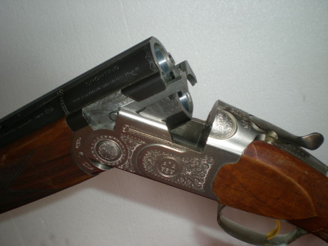 Vendo Beretta 686 Silver Pigeon magnum calibre 12 con cañon de 76cm. con polichoques del 0 al cuatro, 11