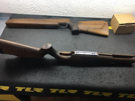 Hola , vendo por cambio de culata, la culata original de mi tx 200 , es de nogal y zurda , está en perfecto 00