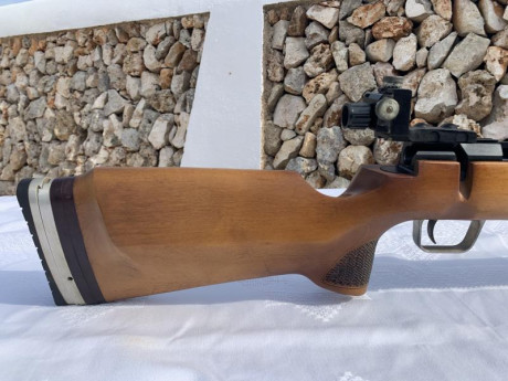 Vendo carabina Match 22 lr izmash cm-2 apenas utilizada.
Culata de ZURDO, aunque el cerrojo este a la 22