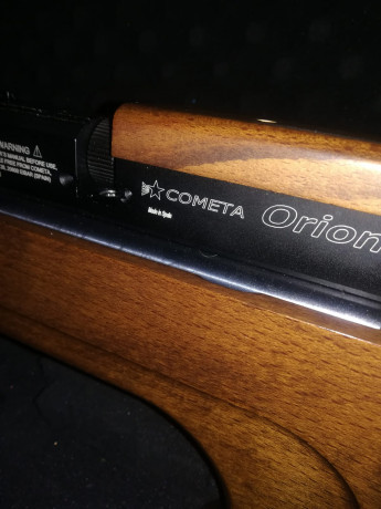 Hola a todos, un amigo vende por dejar la afición su
Carabina Cometa Orión Bull Pup , PCP
Calibre 4,5
Visor 00