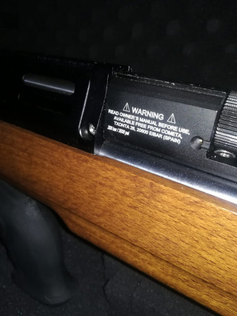 Hola a todos, un amigo vende por dejar la afición su
Carabina Cometa Orión Bull Pup , PCP
Calibre 4,5
Visor 11