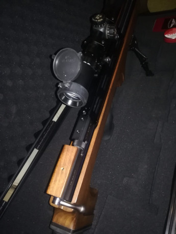 Hola a todos, un amigo vende por dejar la afición su
Carabina Cometa Orión Bull Pup , PCP
Calibre 4,5
Visor 30