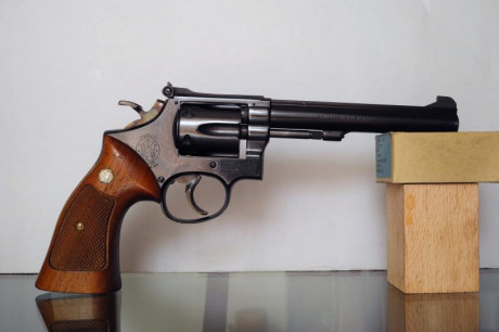 Busco revolver Smith & Wesson mod. 17 cal .22 en buen estado.
Como este: 50