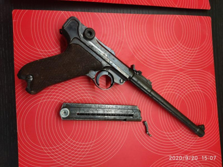 Iniciaremos con una artilleria Erfurt 1914, para continuar con una Mauser Original 4 pulgadas fabricada 142