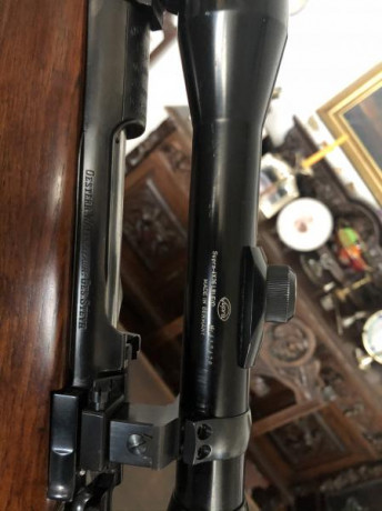 Vendo maravilloso Steyr Mannlicher take down en calibre 8x60,monturas originales y visor Nikel supra 4X36,rifle 12