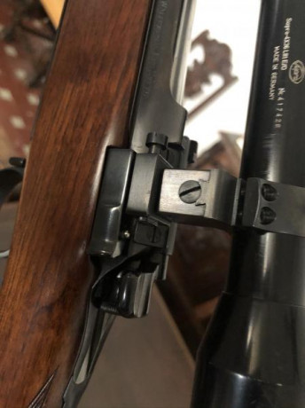 Vendo maravilloso Steyr Mannlicher take down en calibre 8x60,monturas originales y visor Nikel supra 4X36,rifle 11