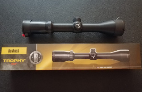 Un compañero de caza me ha pedido que le ponga el anuncio, vende visor Bushnell  Trophy en 1.5-6x44 en 01
