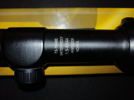 Un compañero de caza me ha pedido que le ponga el anuncio, vende visor Bushnell  Trophy en 1.5-6x44 en 00