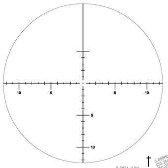 Visor en perfecto estado y poco uso, tiene retícula en 2º plano focal y corrección por click de 1/8 de 10
