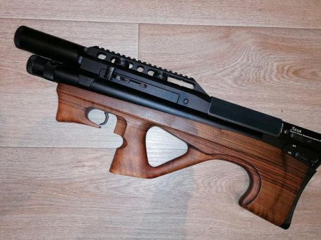 Para compra de nueva Edgun y por no usar vendo carabina Edgun Lelya calibre 5. 5  SIN USO, SOLO PROBADA, 01
