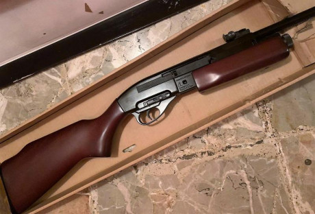 Vendo carabina Gamo G-1200, en muy buen estado.
Es una carabina a CO2 de repetición, con cargador para 01