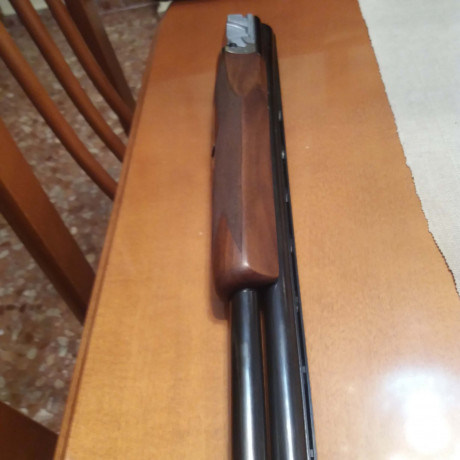 Aramberri master cañón de 75 chokes 2y1 en acero urko. Bascula grabada a mano . Largo de culata 36 con 72