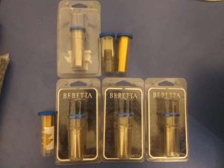 Vendo lote de chokes para Beretta y Blaser , dispongo de los siguientes:
Choke Beretta mobilchoke interno 00