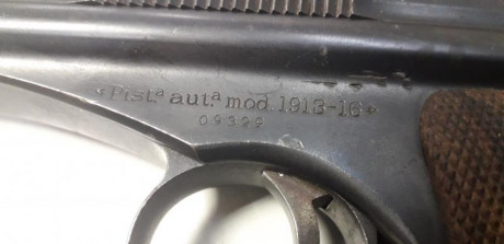 Excepcional pieza de la Historia Militar de España, primera pistola semiautomática del Ejército Español 11
