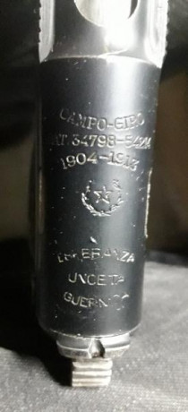 Excepcional pieza de la Historia Militar de España, primera pistola semiautomática del Ejército Español 10