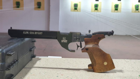 Pistola de Co2, la famosa alfa sport.
Buen estado, segundo propietario. Es de una compañera del club.
Se 02